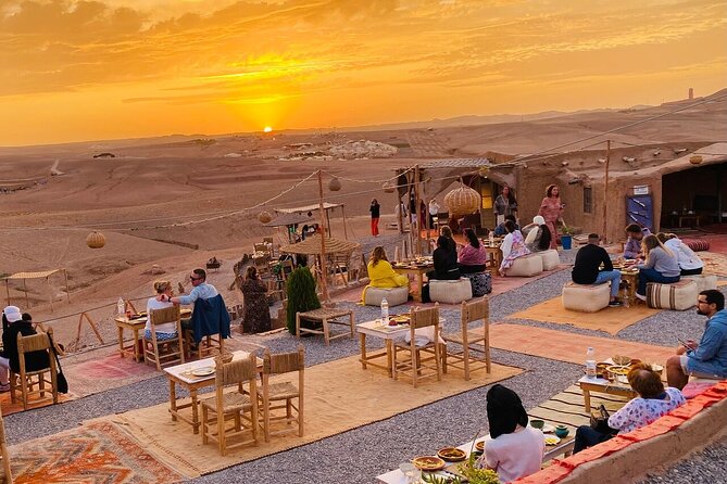 Agafay Desert Sunset Camel Ride & Dinner Under The Stars
